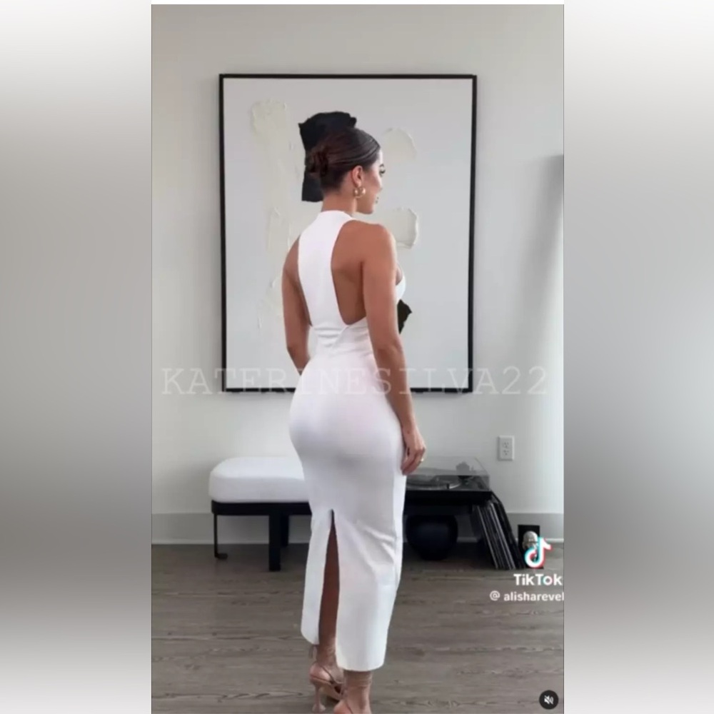 Zara Stretch Midi Dress